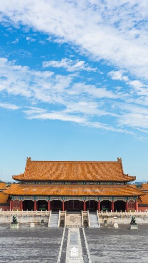 北京故宫博物院赏云
