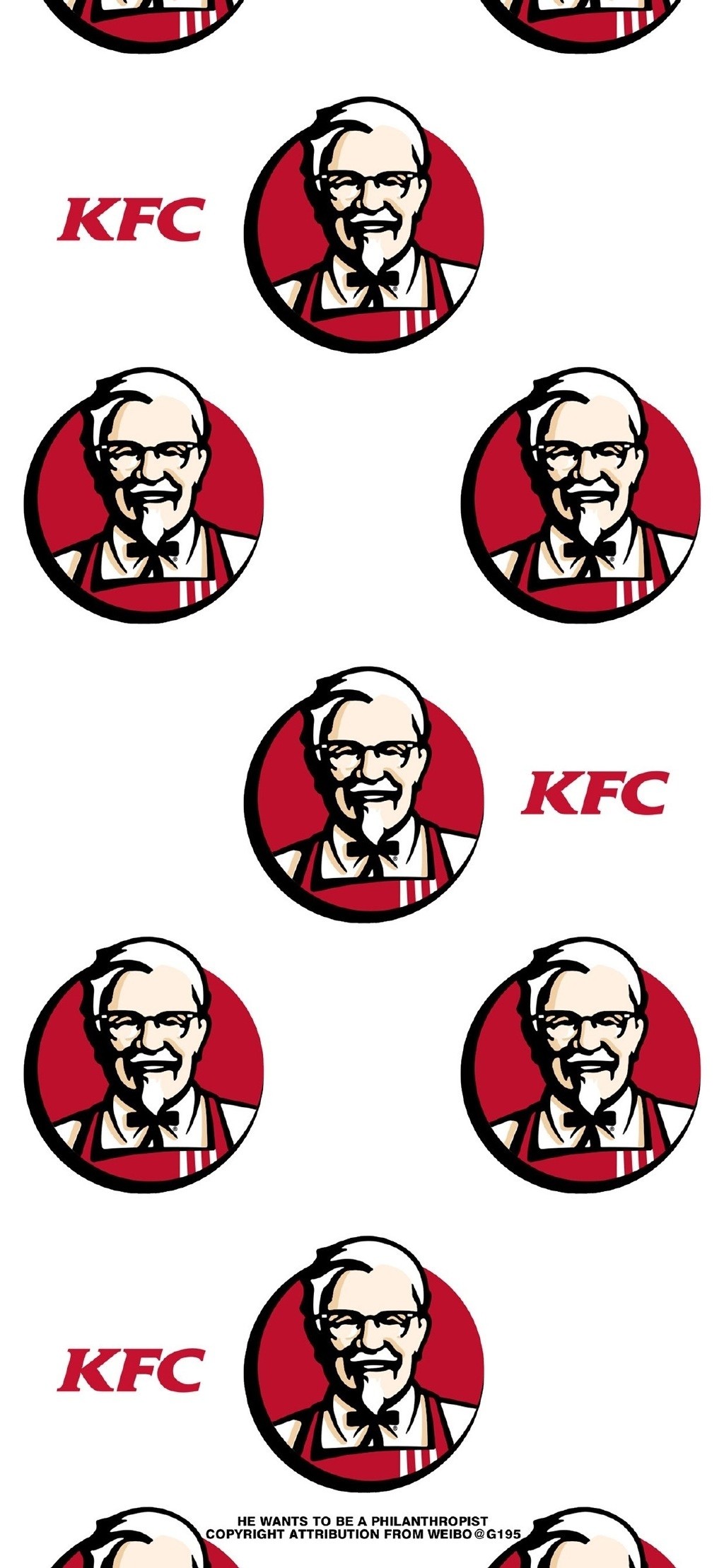 KFC肯德基个性创意手机壁纸