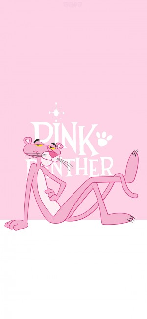 粉红豹可爱卡通手机壁纸