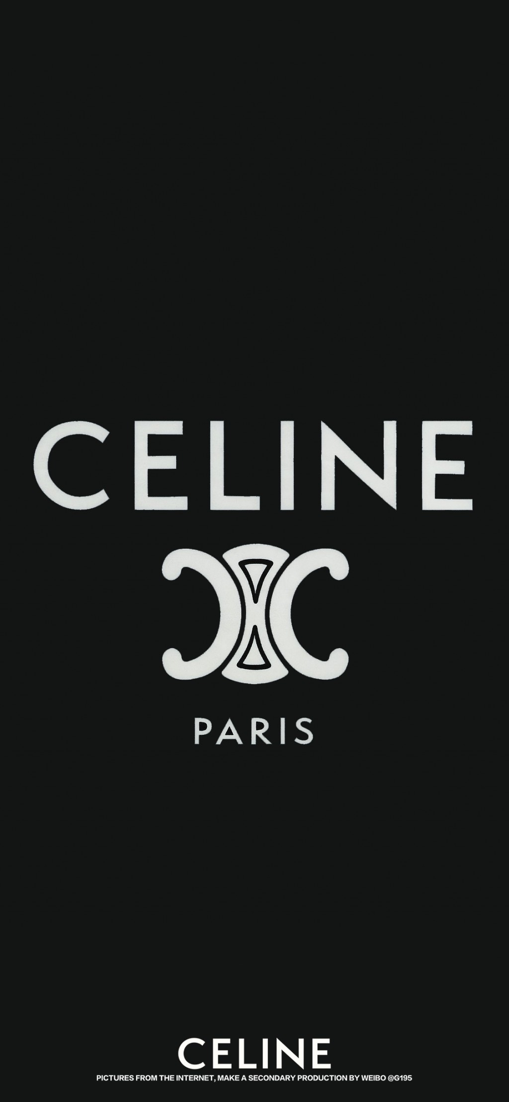 CELINE品牌logo时尚手机壁纸