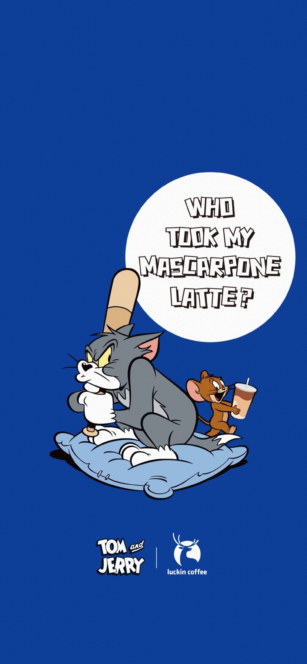 猫和老鼠&瑞幸可爱卡通手机壁纸