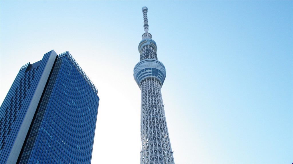 东京晴空塔壮观高清桌面壁纸