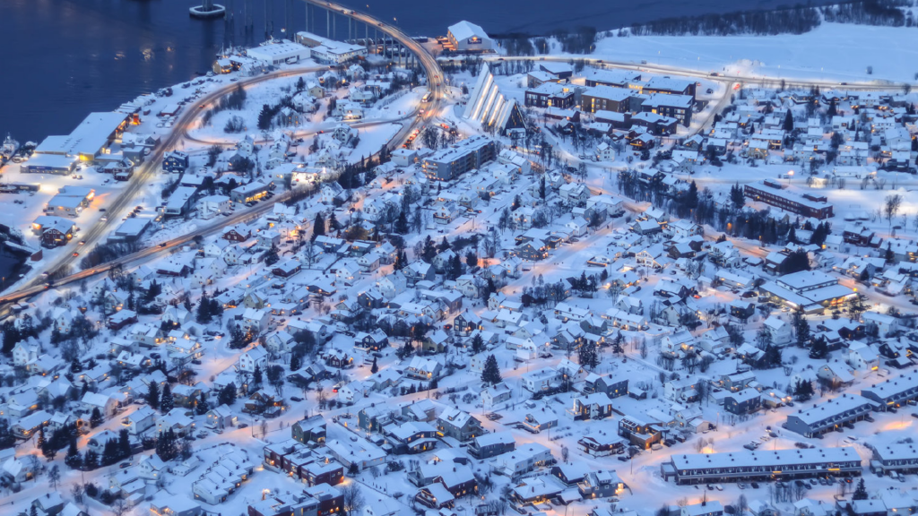 挪威冬日迷人雪景拍摄