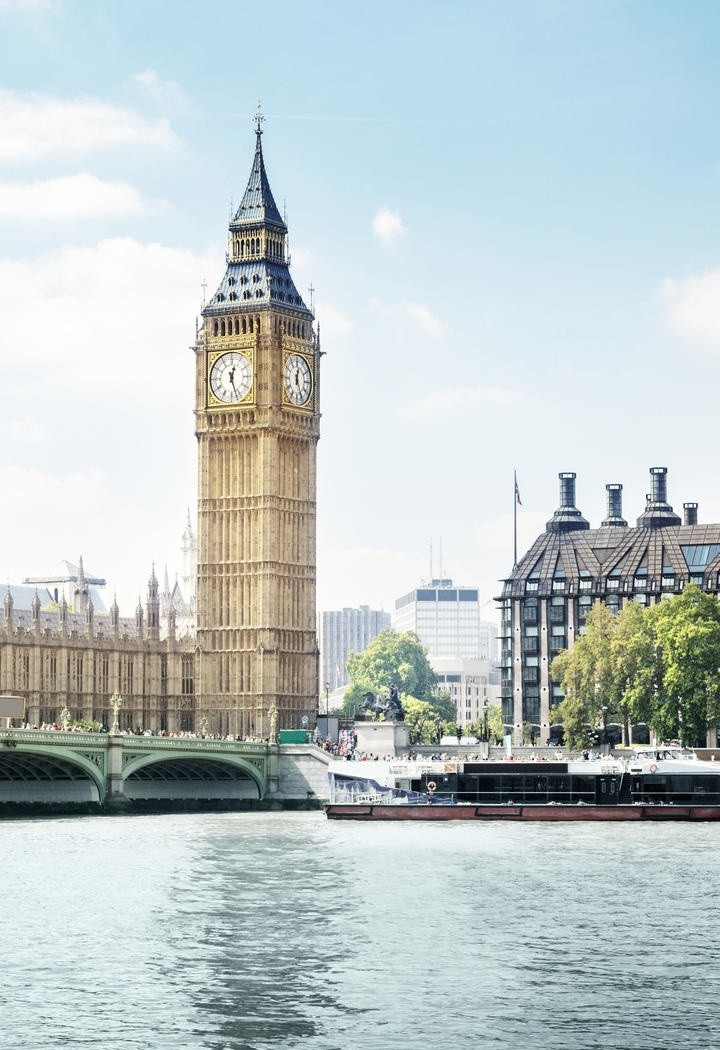 唯美英国伦敦大本钟伊丽莎白塔风景图片