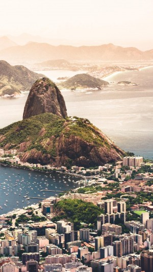 里约热内卢沿海唯美城市风景