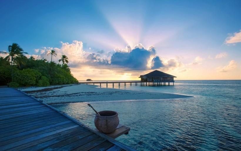 马尔代夫曼德芙岛风景
