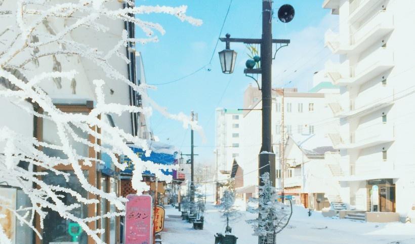 北海道唯美的雪景