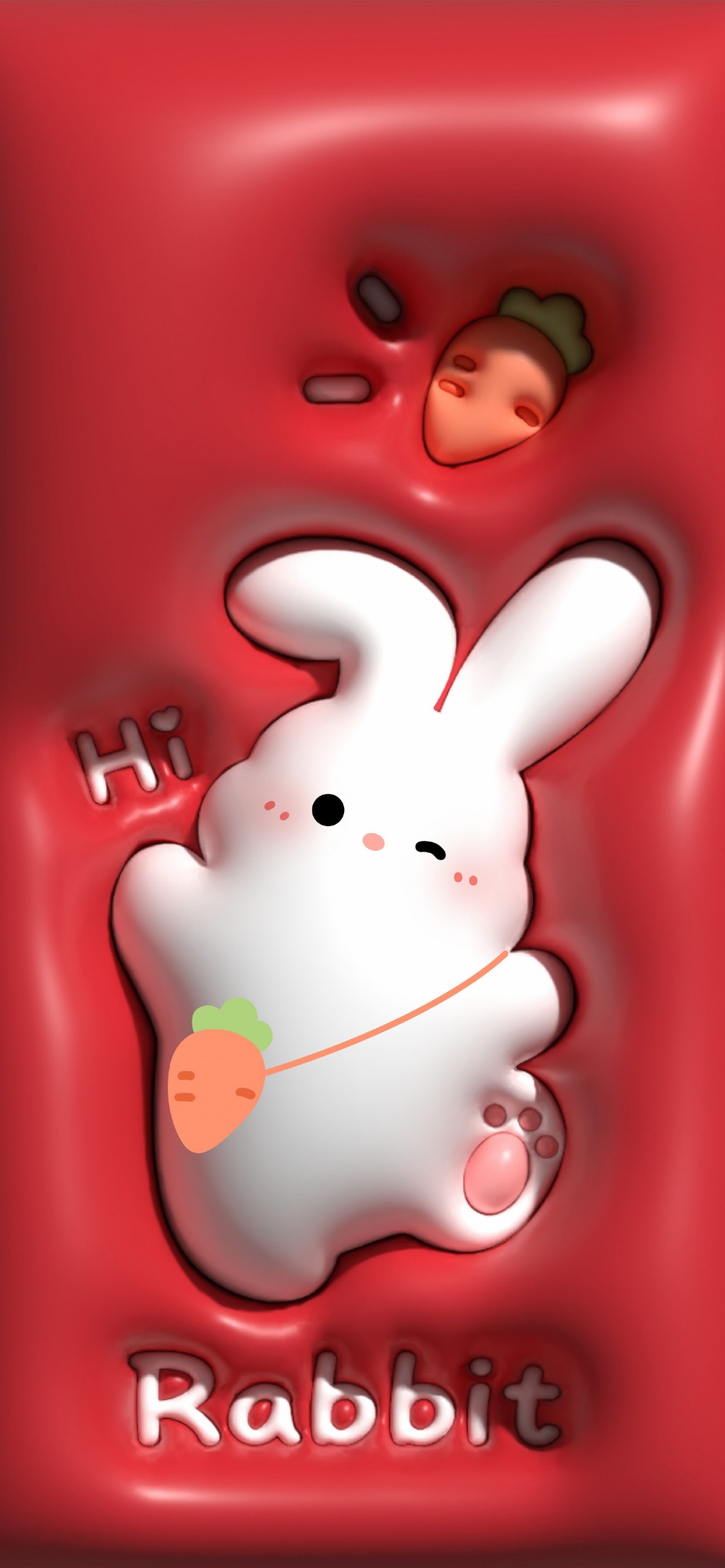 可爱兔子玩偶高清手机壁纸