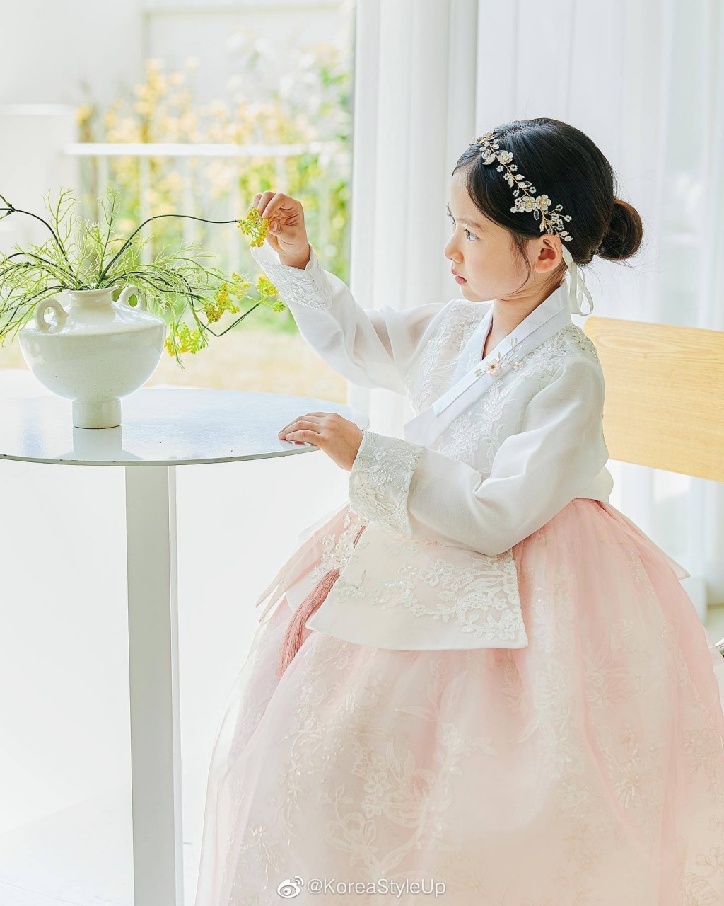 韩剧安娜女主童年扮演者崔素律可爱写真图片