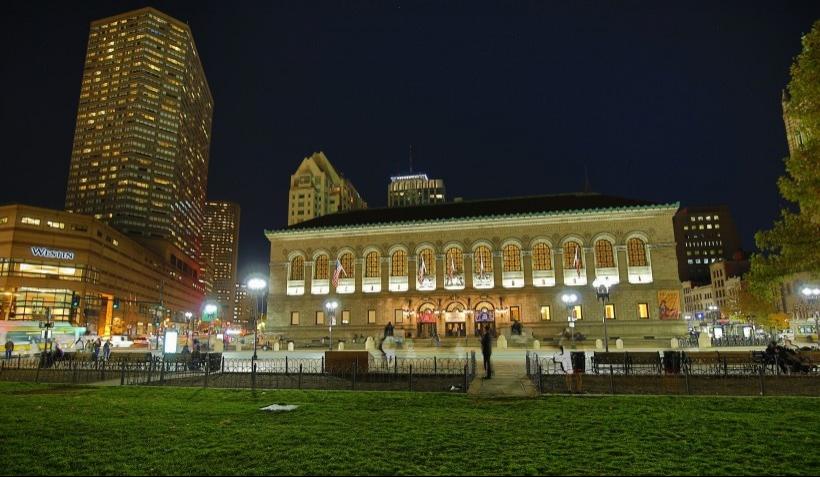 美国波士顿夜景写真