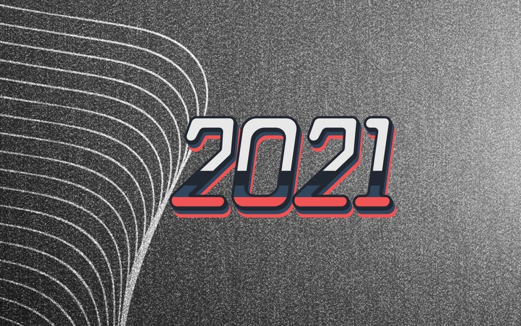 2021创意文字艺术字背景图