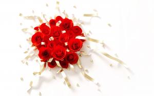 浪漫红玫瑰唯美图片