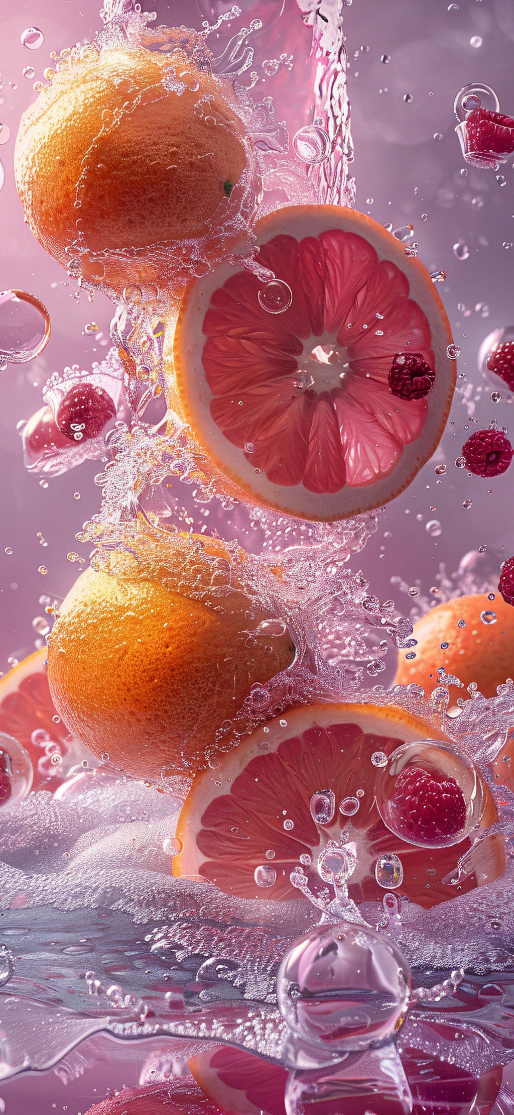 创意水果橙子清新手机壁纸
