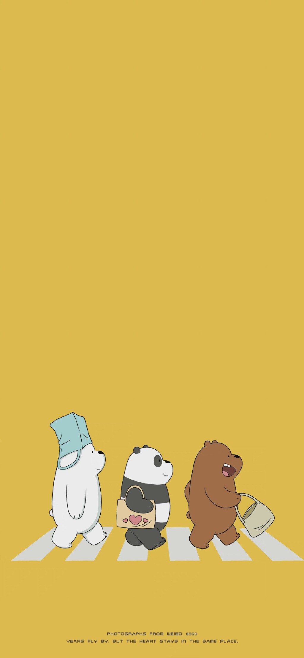 咱们裸熊全面屏高清手机壁纸