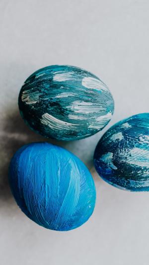 复活节蓝色彩蛋