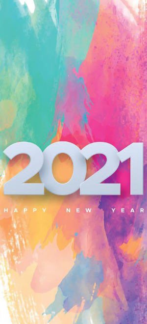 2021新年创意幻彩背景图