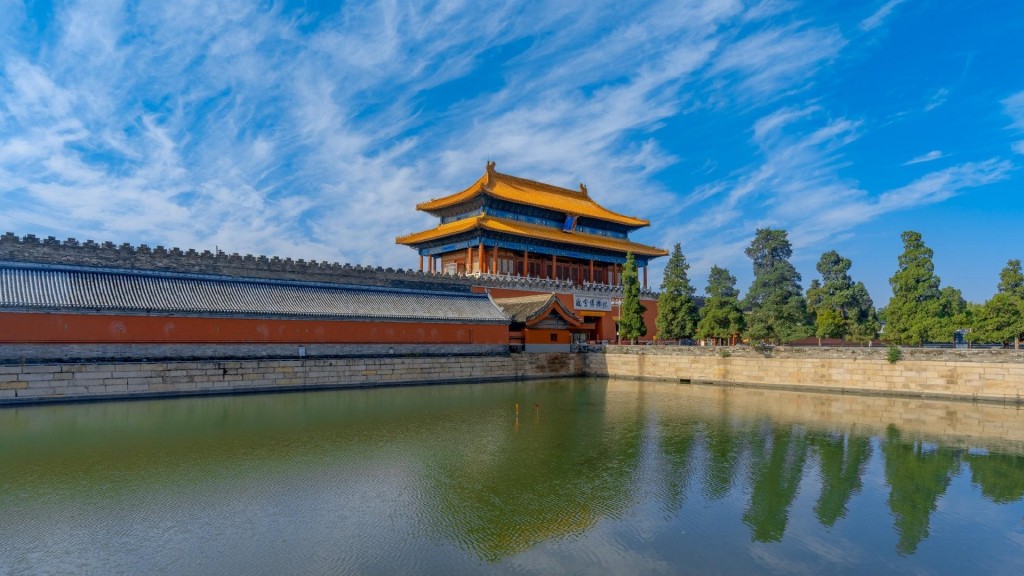北京故宫古建筑历史壮观风景摄影