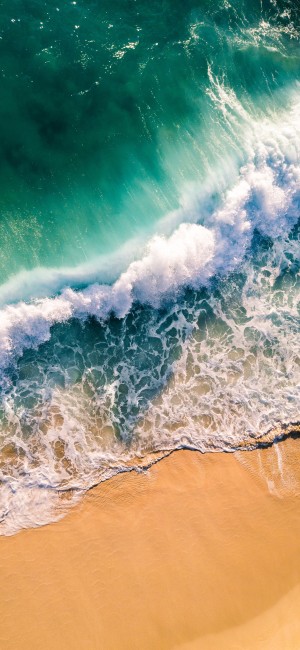 夏天海浪清新自然风景手机壁纸