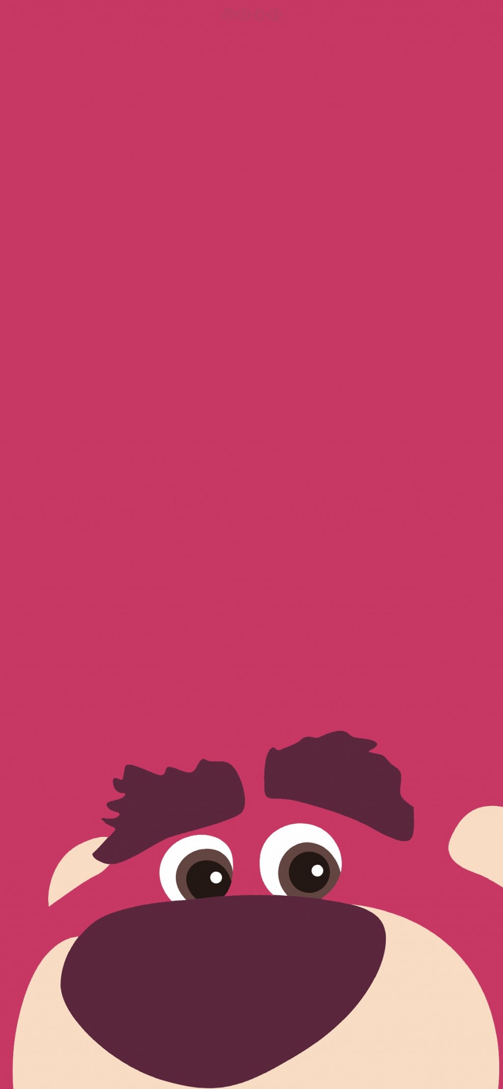 《玩具总动员3》草莓熊粉色可爱锁屏壁纸