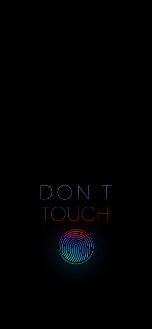 ”别碰我手机“个性文字系列手机壁纸