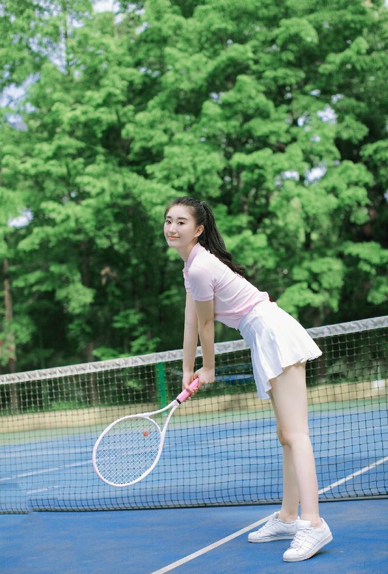 网球性感少女岳丹阳活力写真青春无敌