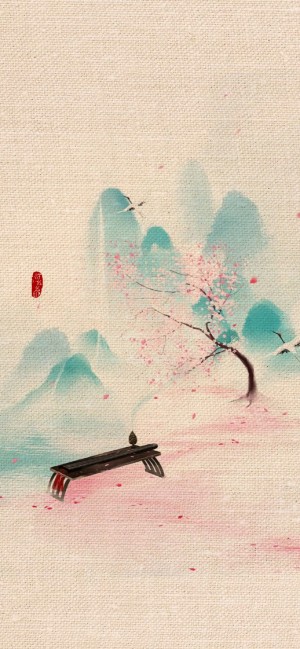 复古中国风背景手机壁纸