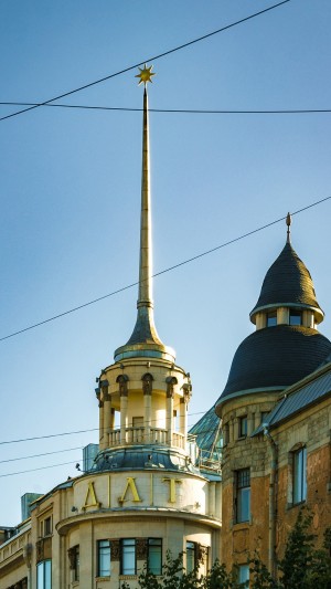 圣彼得堡独特建筑手机壁纸