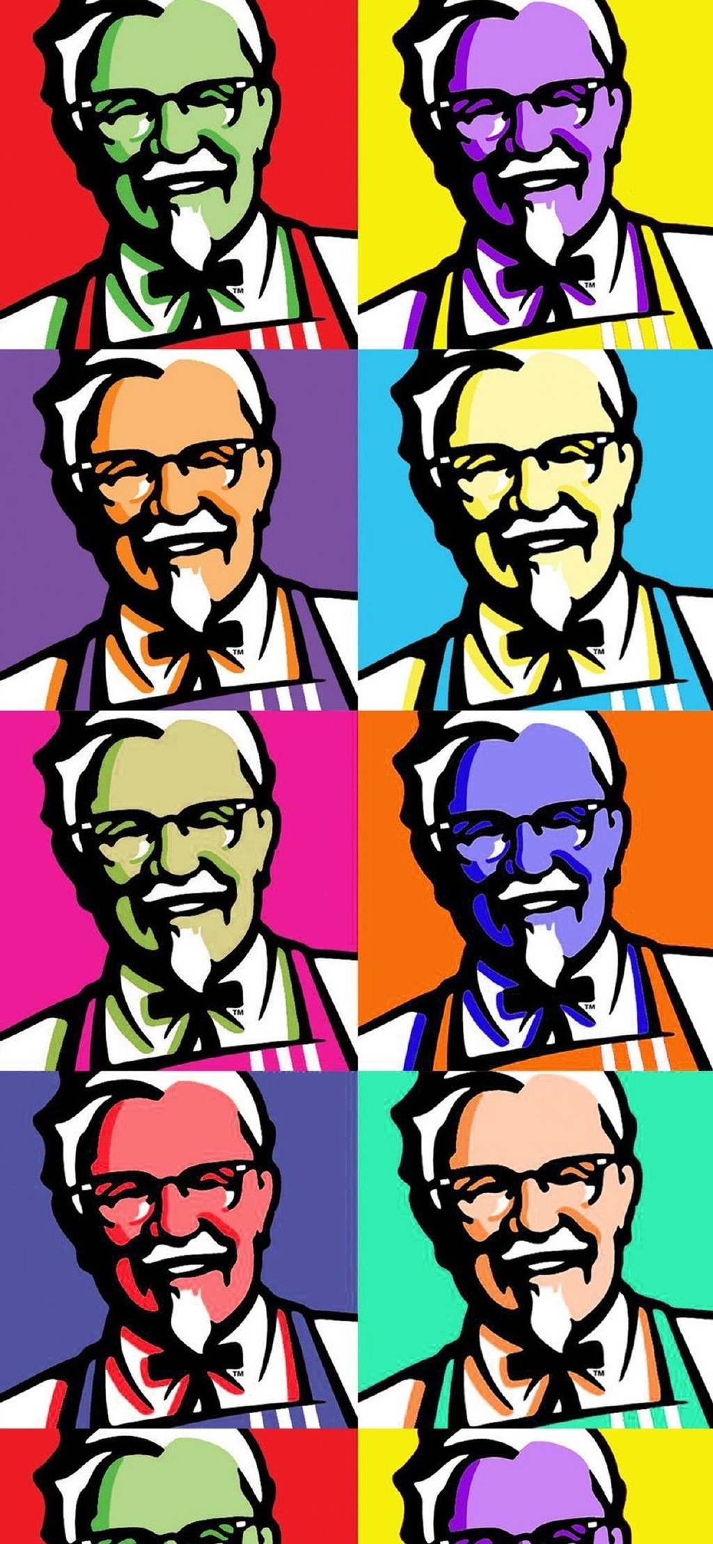 KFC肯德基个性创意手机壁纸