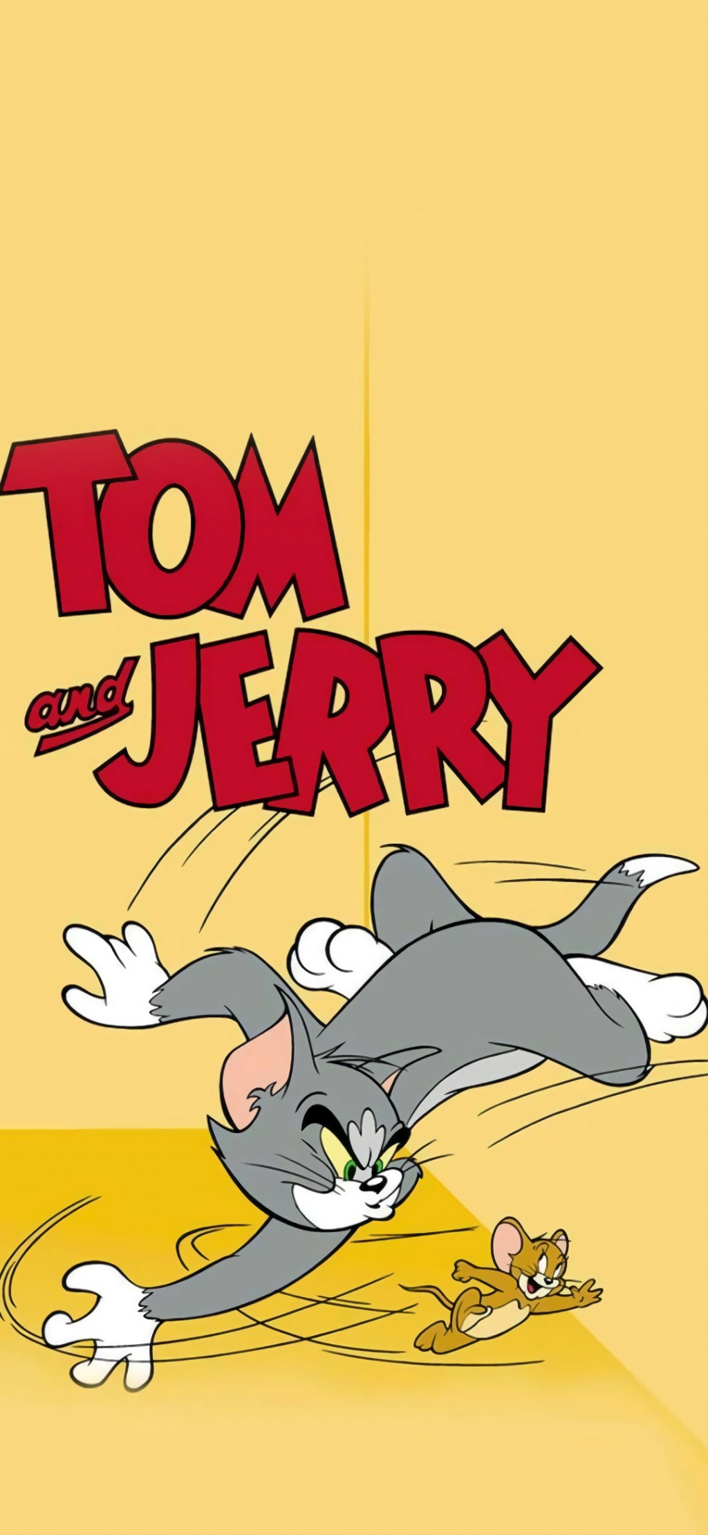 猫和老鼠汤姆与杰瑞欢乐卡通锁屏壁纸