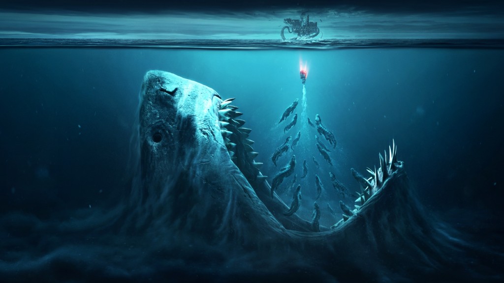 巨齿鲨2剧照海报手机壁纸