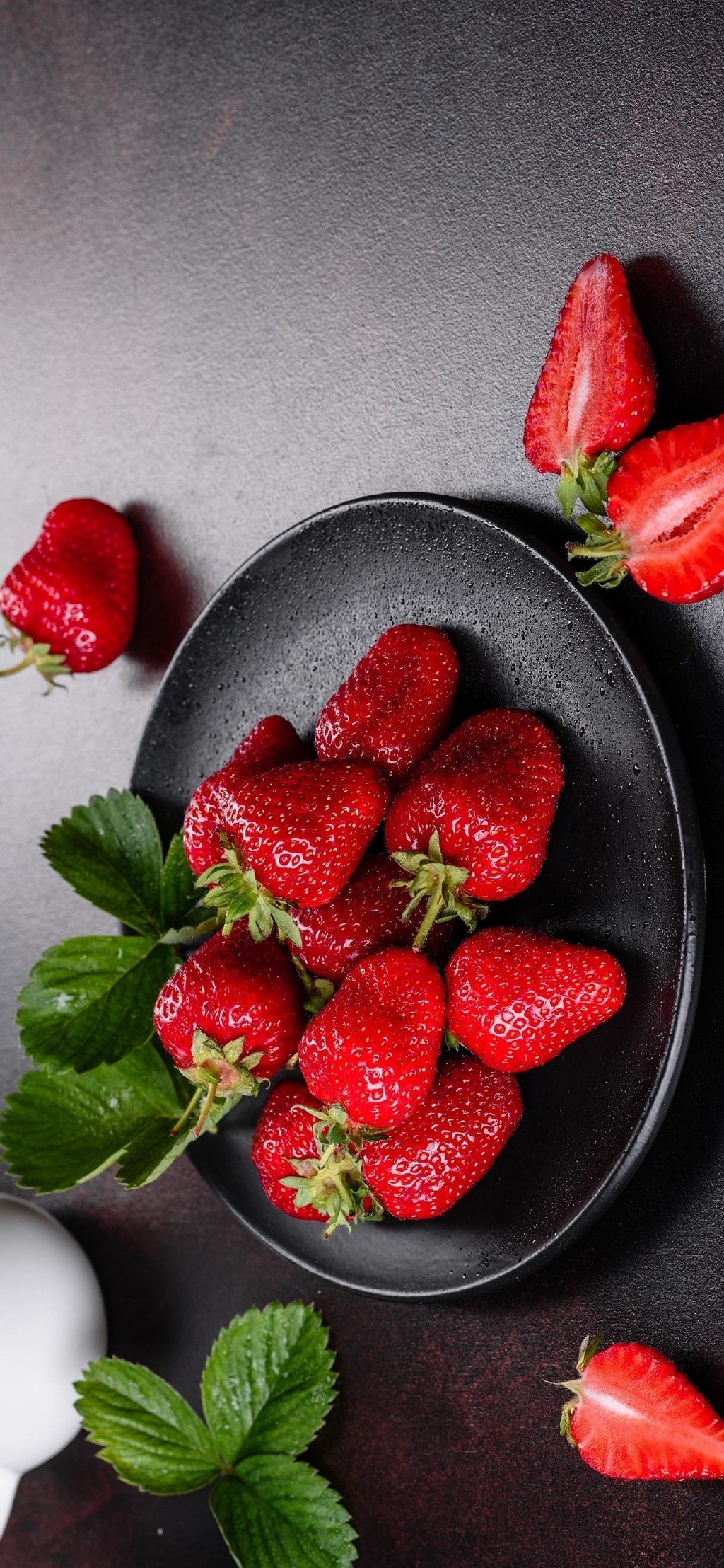 新鲜可口草莓高清手机壁纸