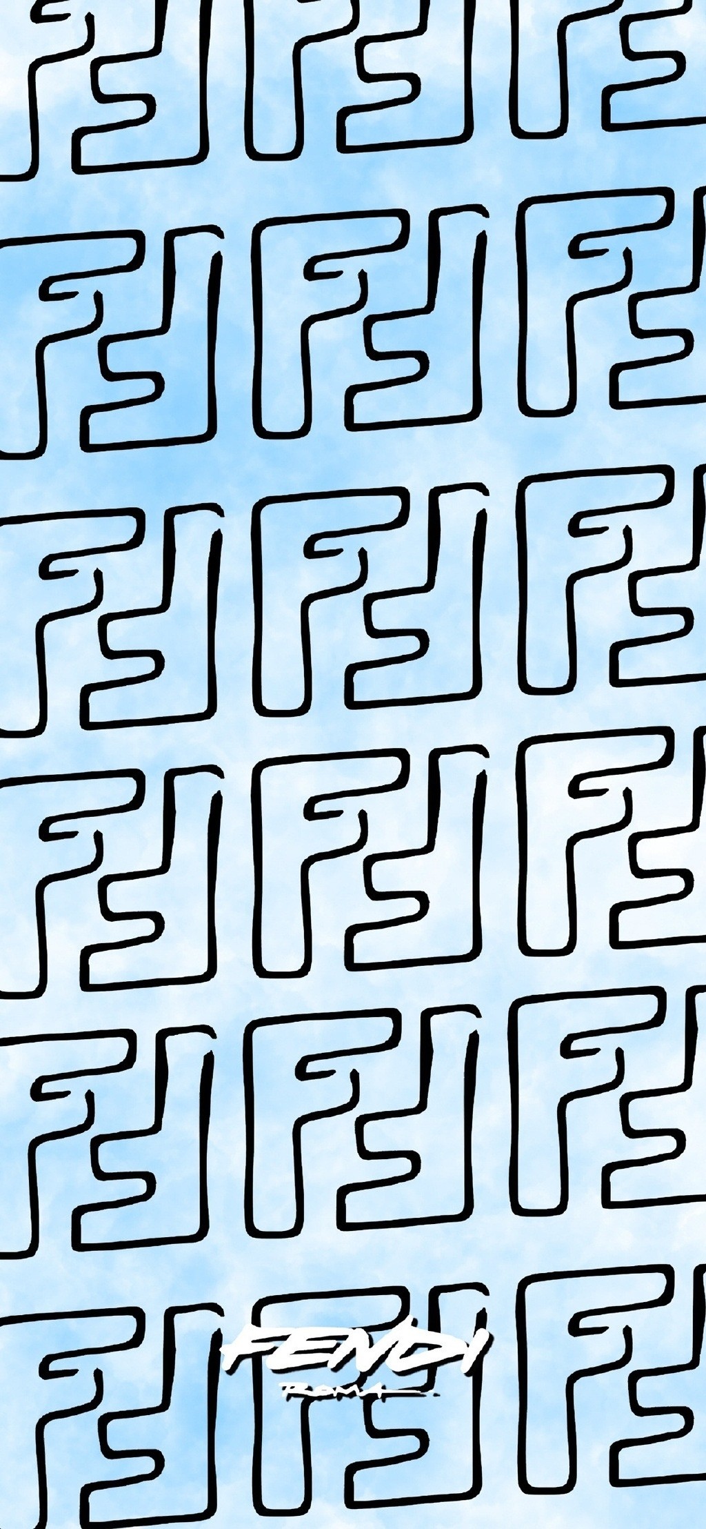 Fendi创意潮流个性高清手机壁纸