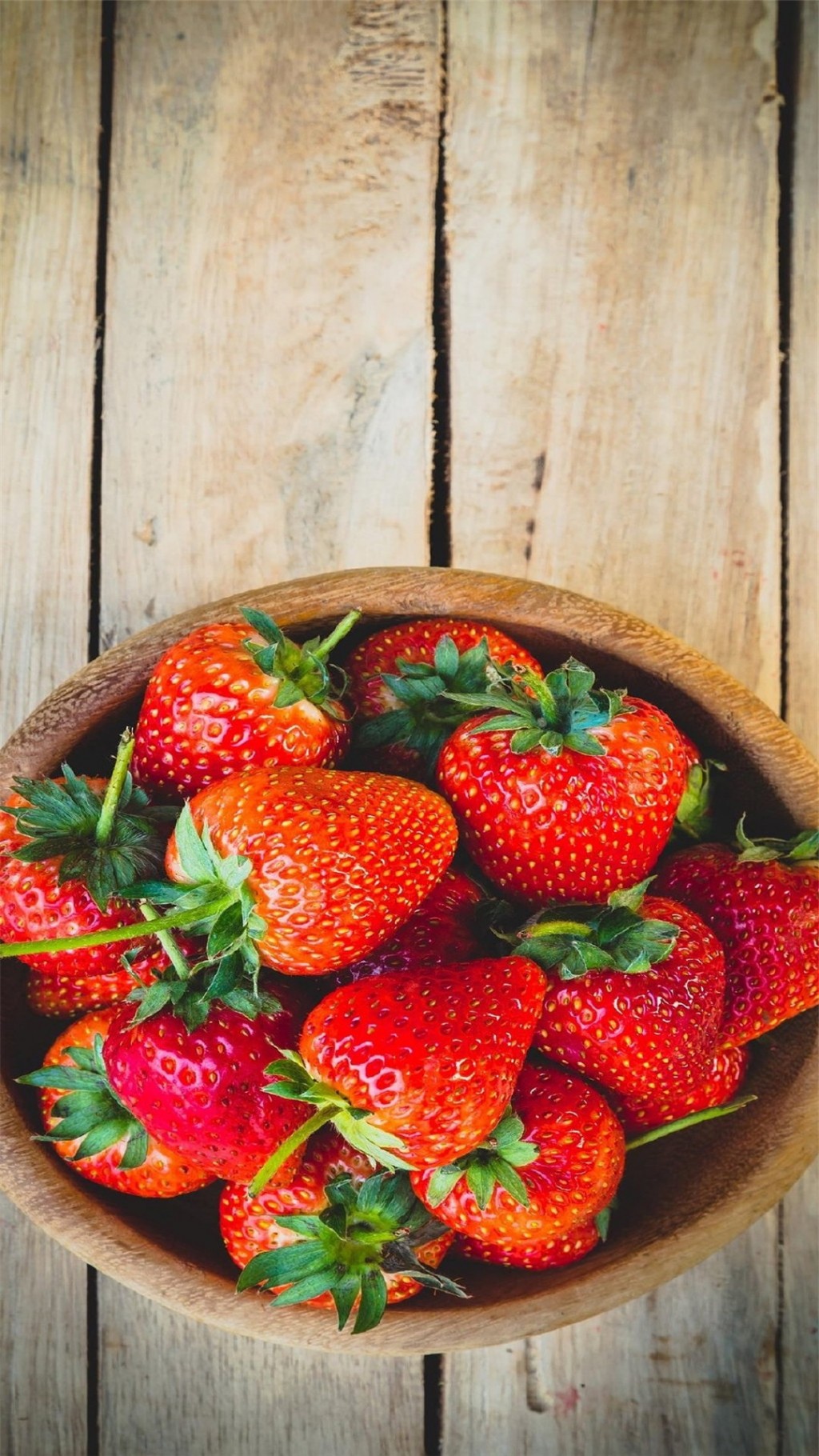 新鲜香甜蔬果草莓高清手机壁纸