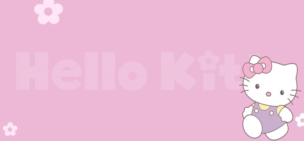 HelloKitty粉色可爱锁屏壁纸
