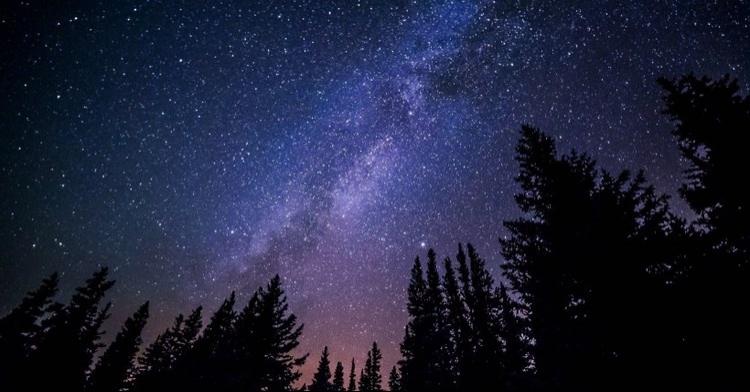 浩瀚夜晚星空银河风景图片大全