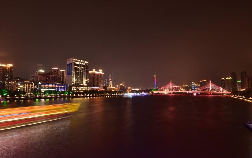 广州珠江夜色写真