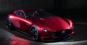 2015马自达rx-vision概念红色车型汽车