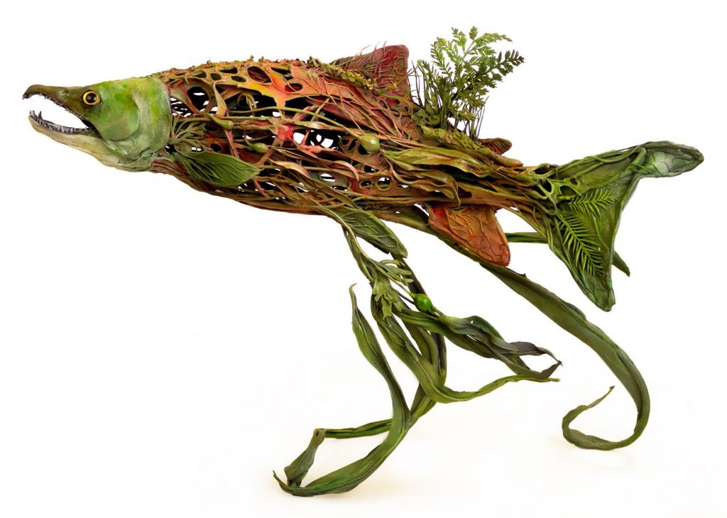 艺术家Ellen Jewett的瓷器生物雕塑