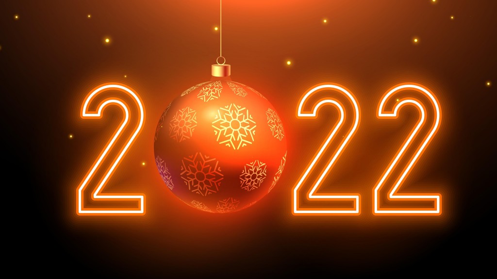 2022年新年数字背景图片