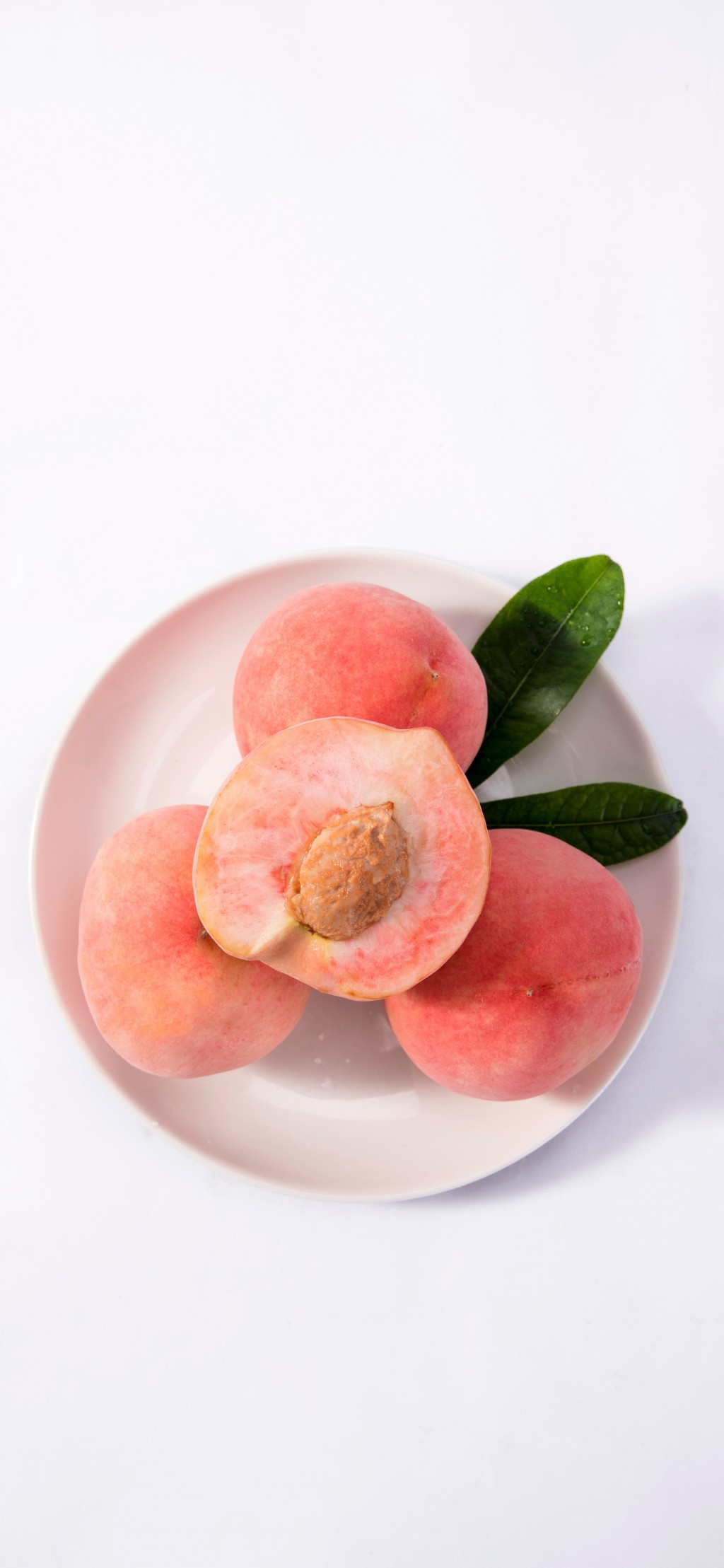 清新水果系列桃子手机壁纸