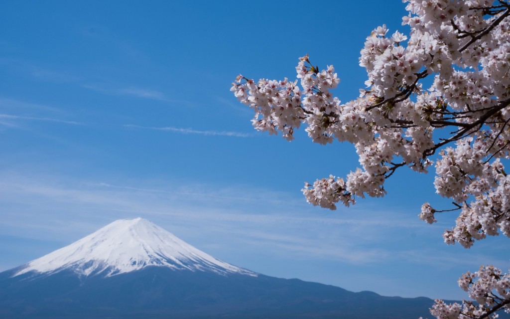 富士山如画风景图片桌面壁纸
