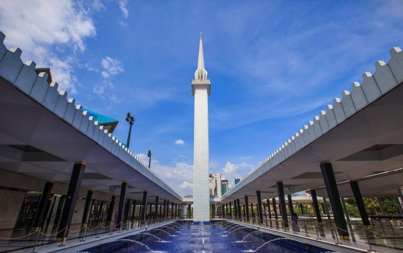 马来西亚吉隆坡国家清真寺写真图片