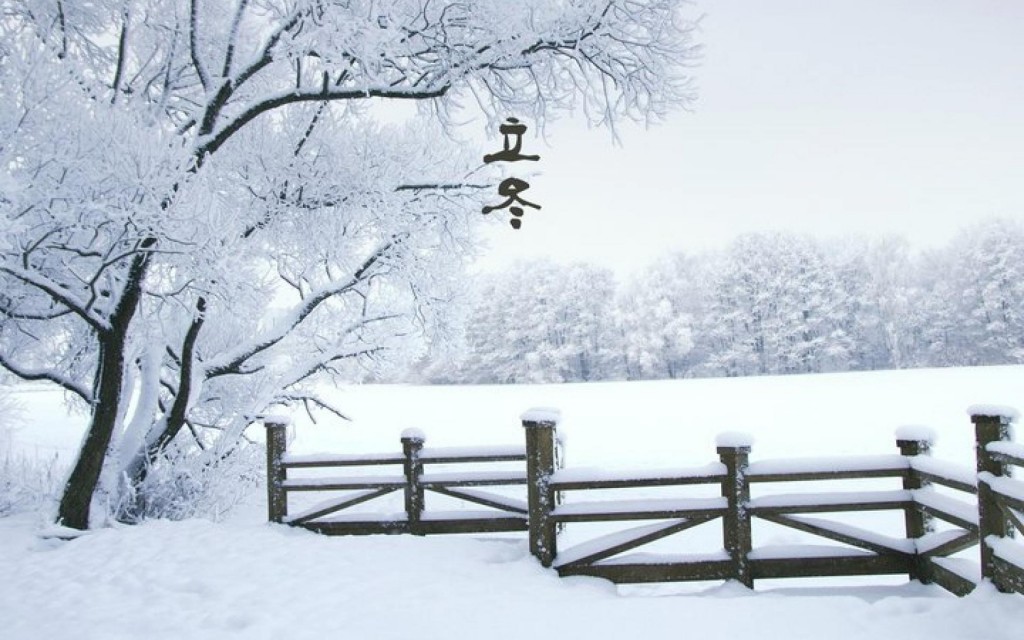 中国传统二十四节气之立冬 