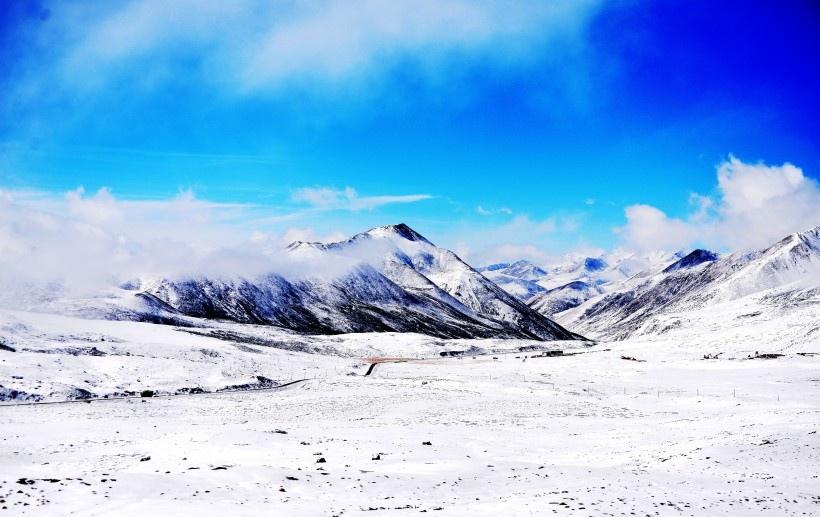 西藏米拉山口风景写真