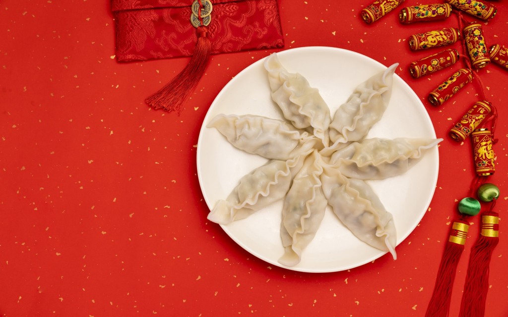 中国传统美食水饺唯美壁纸图片