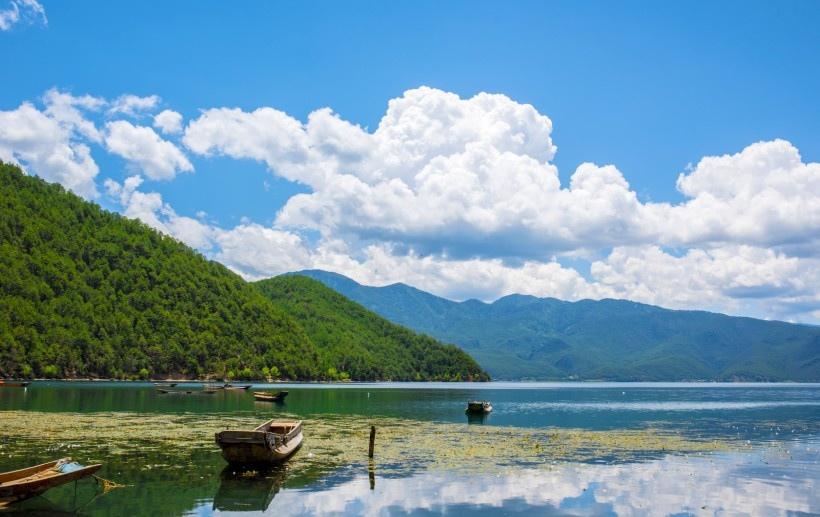 四川泸沽湖风景写真