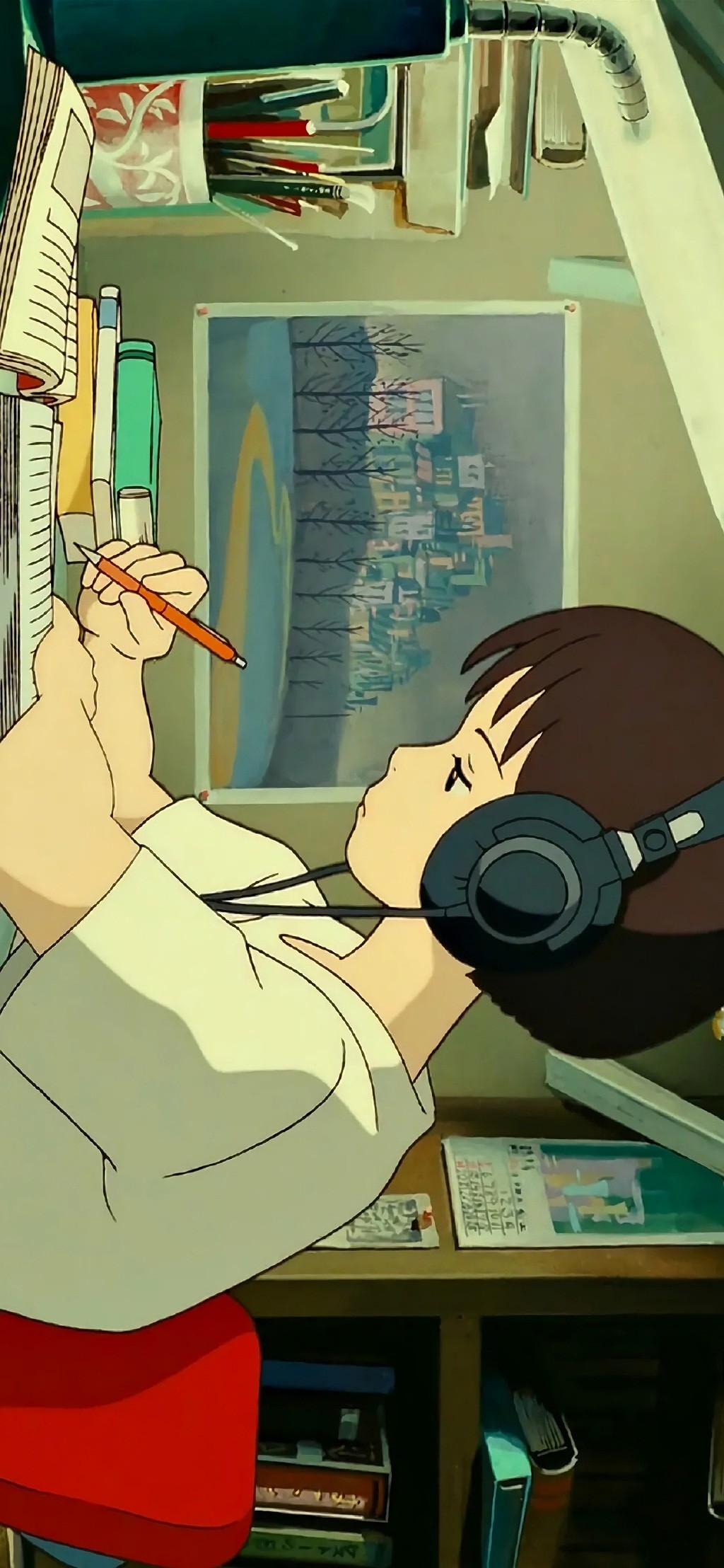 宫崎骏侧耳倾听唯美动漫手机壁纸