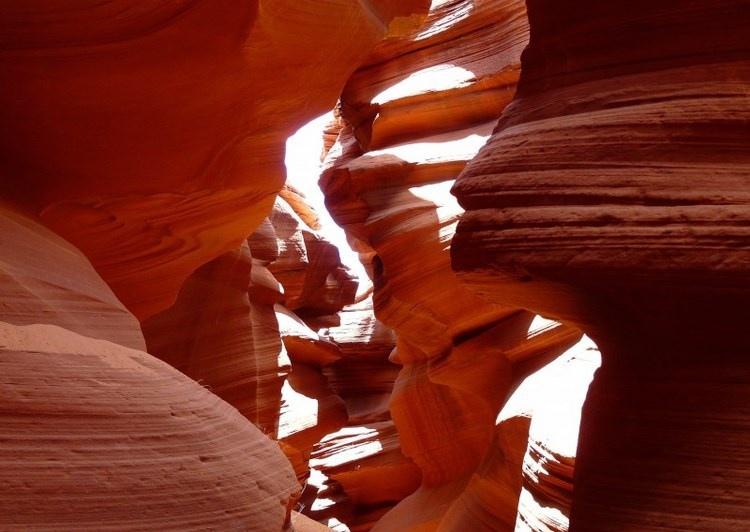 大自然鬼斧神工的壮观佳作羚羊峡谷高清图片