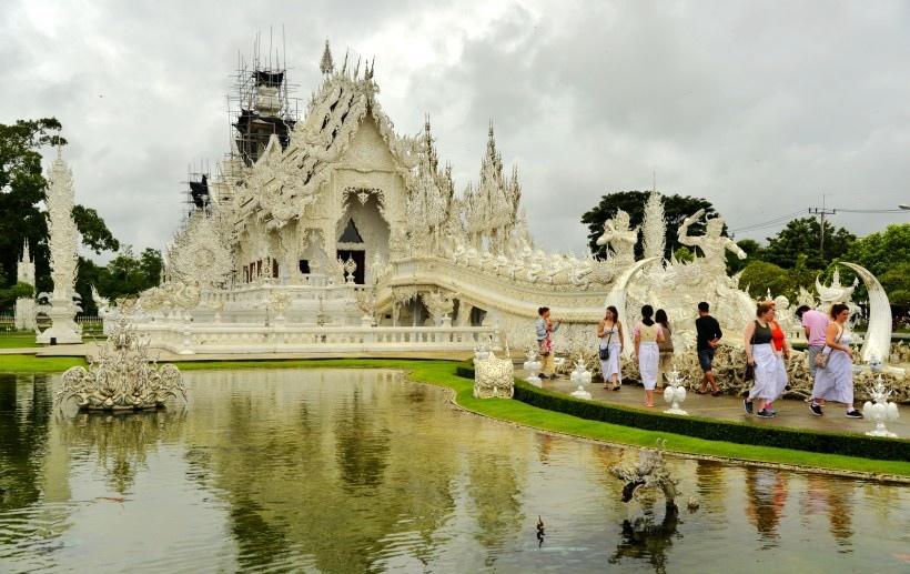 泰国清莱灵光寺风景写真