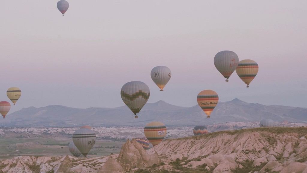土耳其卡帕多西亚热气球浪漫景色